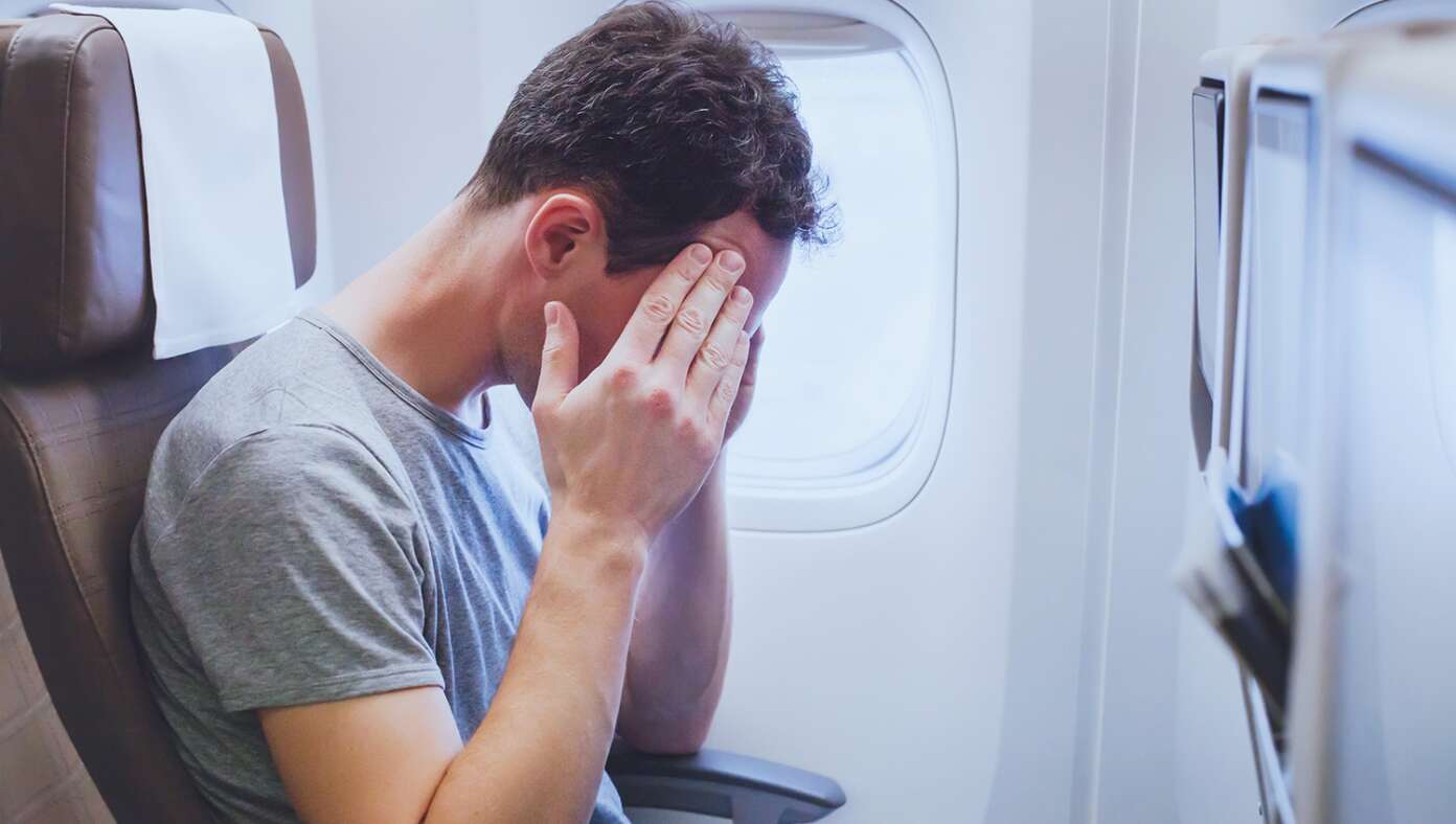 Male Passenger Disappointed After Another Flight Ends Without A Stewardess Frantically Asking If Anyone Can Land The Plane