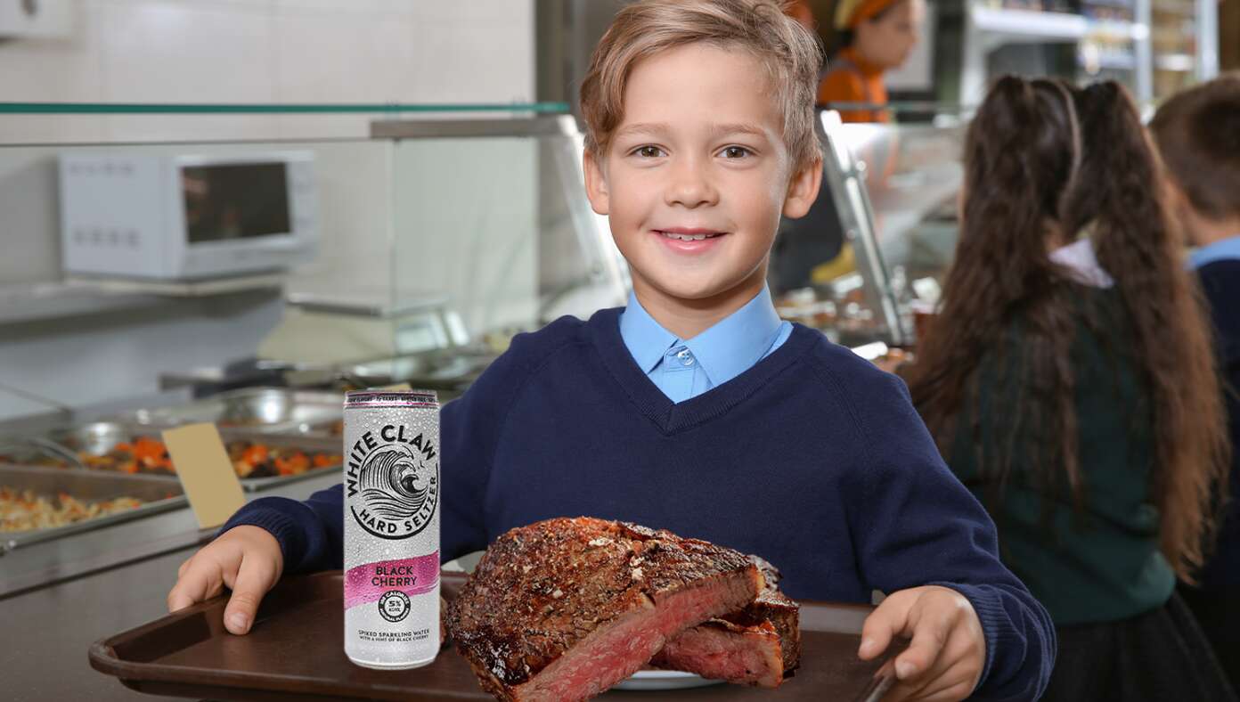 RFK Jr. Unveils New School Lunches That Are Just A 24-Ounce Ribeye And A White Claw