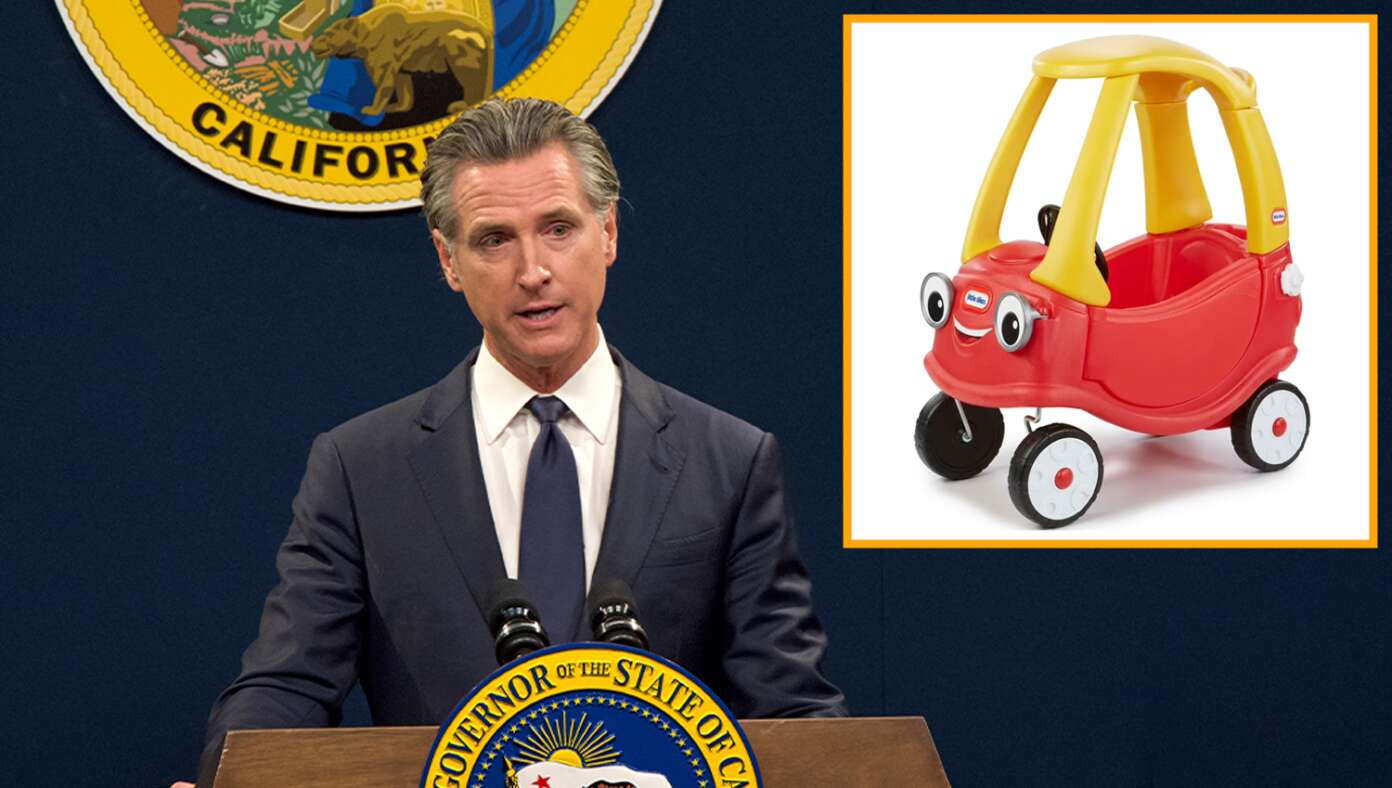 By 2035, All California Vehicles To Be Replaced By Little Tikes Cozy Coupes