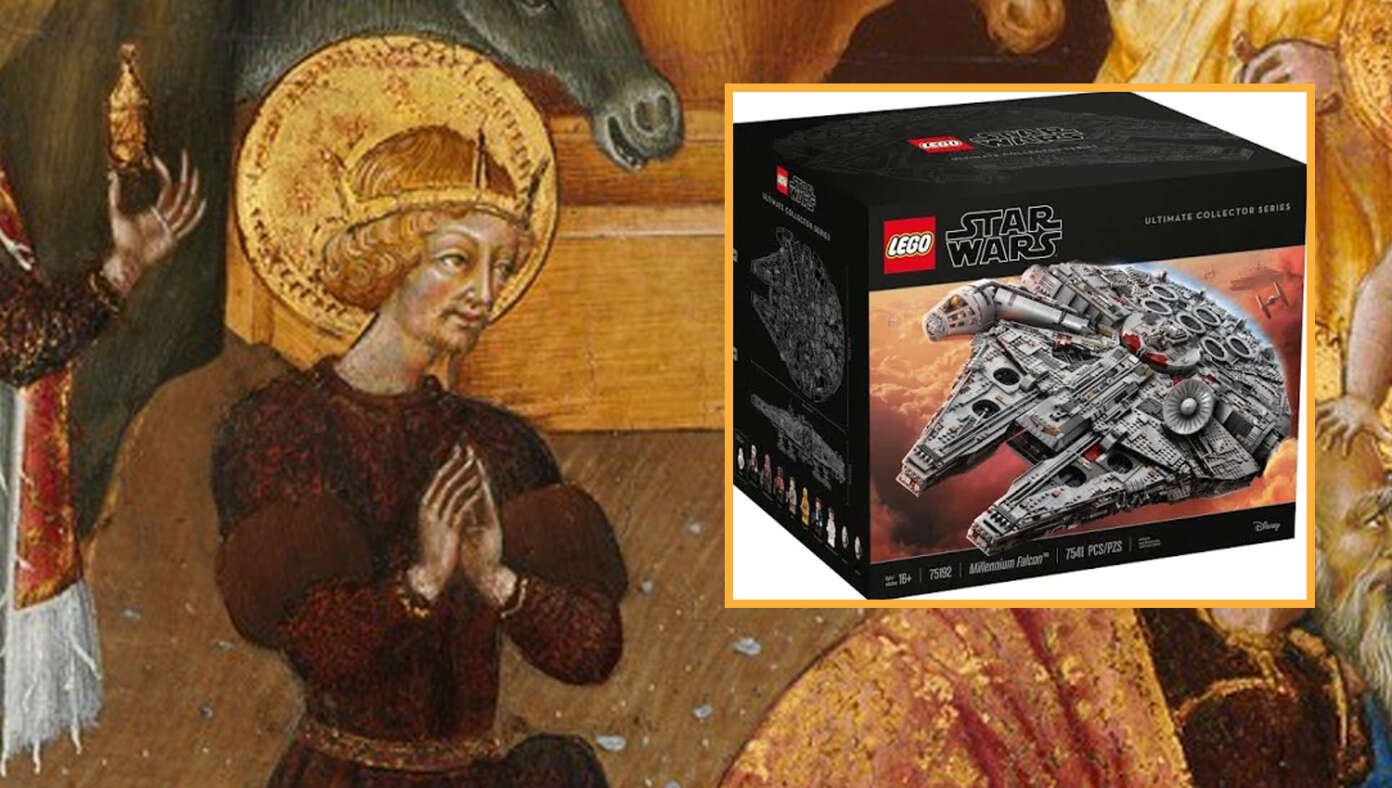 Newly Discovered Scroll Reveals Fourth Wise Man Who Brought Baby Jesus A Priceless Lego Millennium Falcon