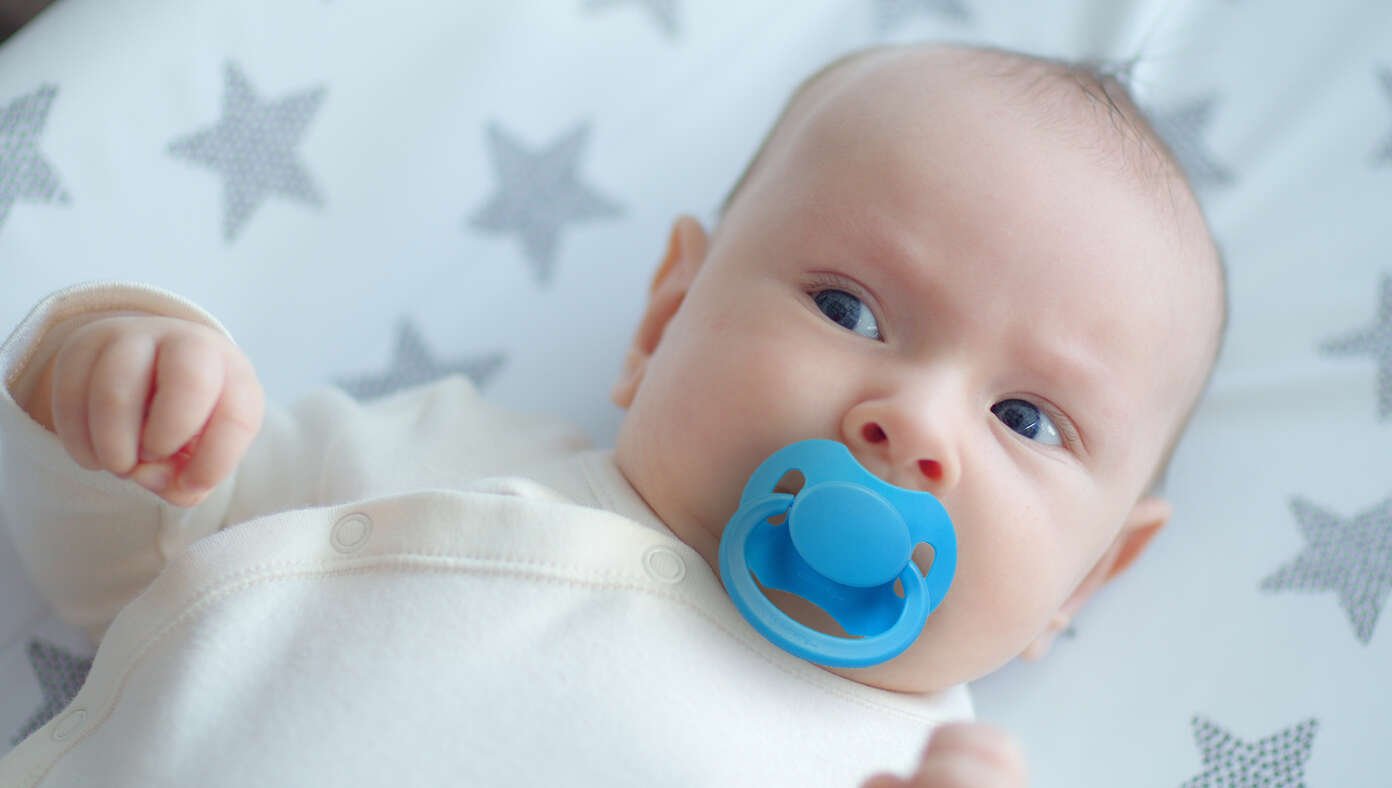 Newborn Starting To Suspect There's No Milk In This Pacifier