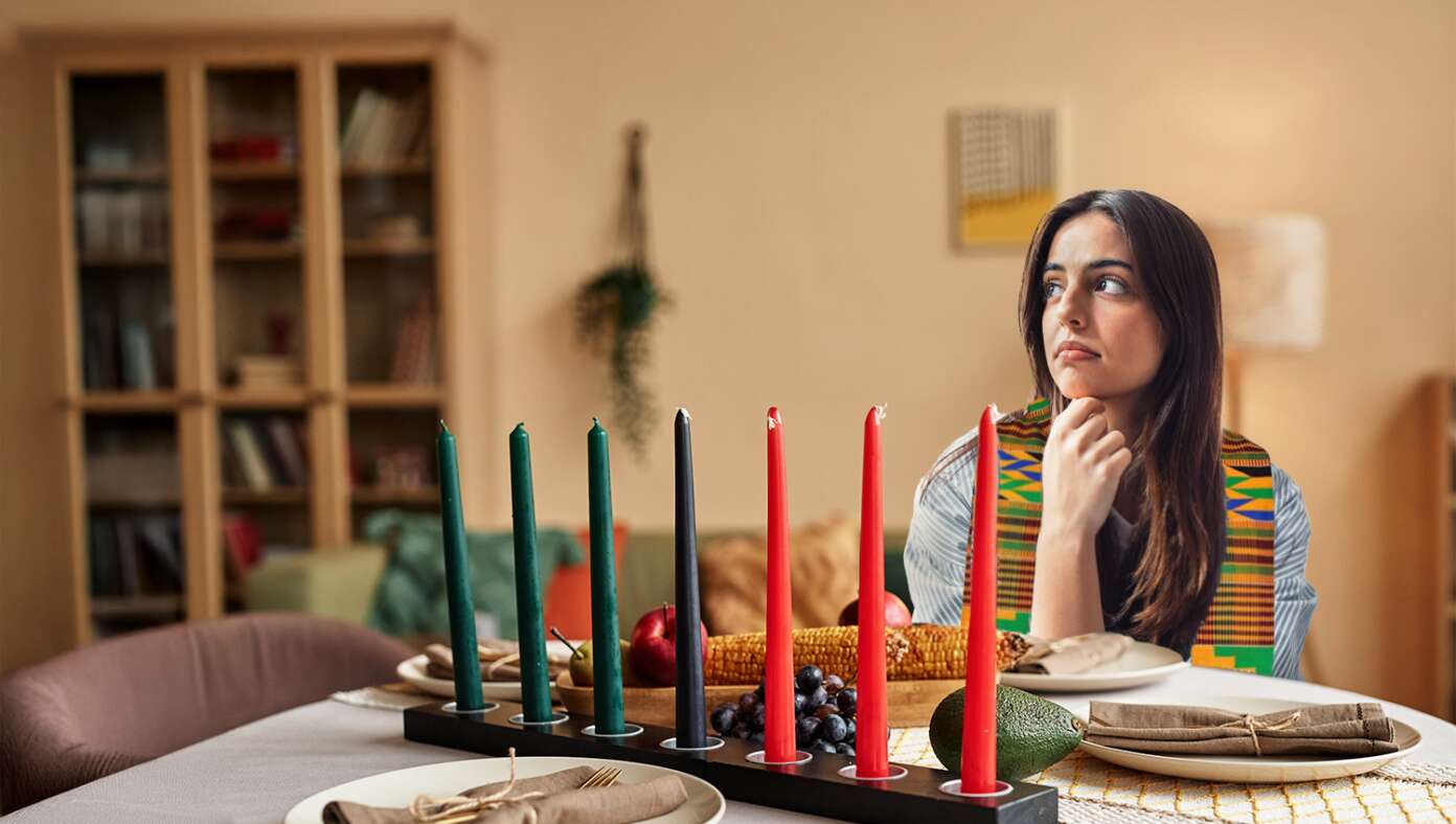 Liberal White Woman Really Hoping A Black Shows Up To Her Kwanzaa Party This Year