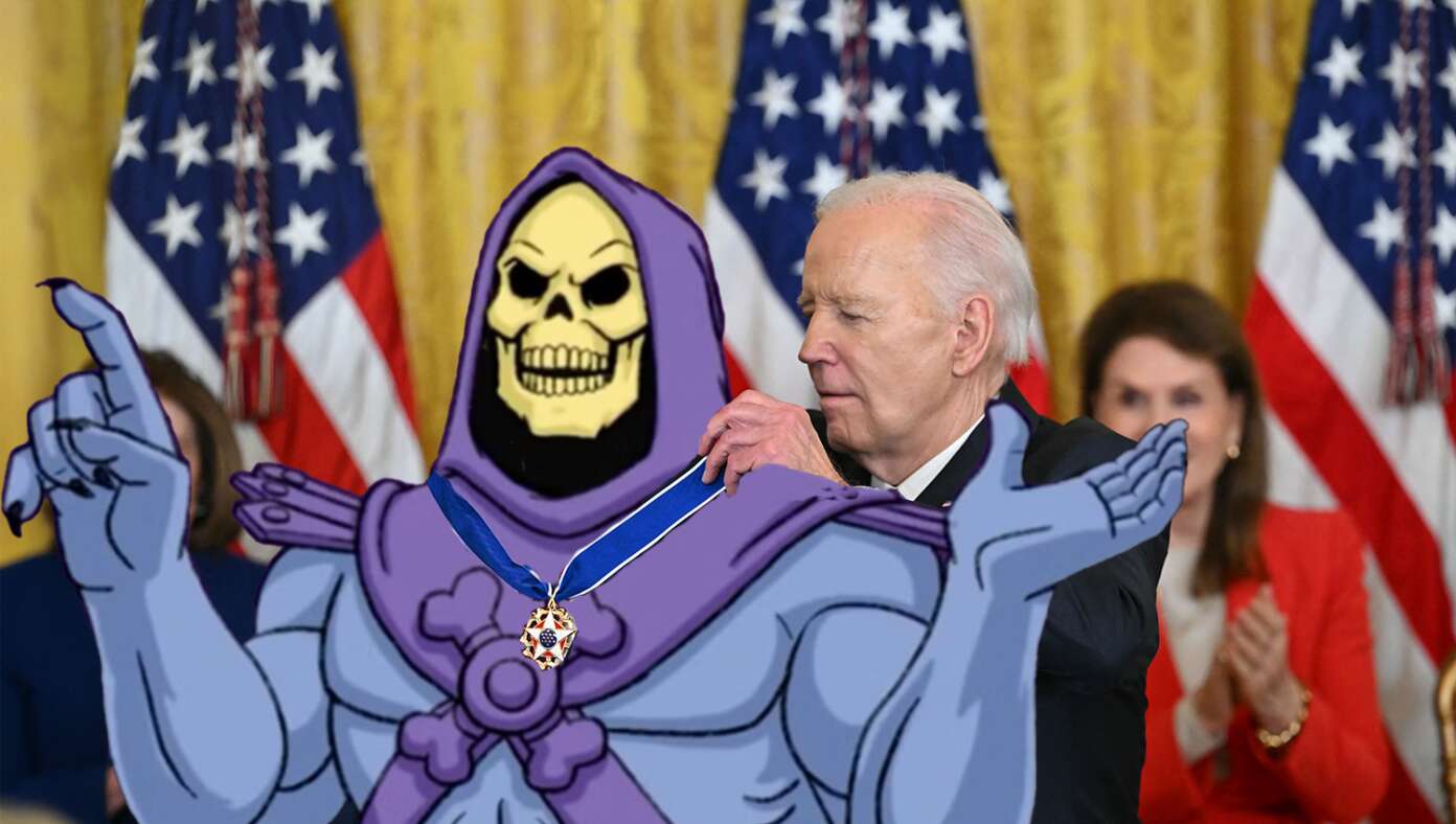 Biden Awards Presidential Medal Of Freedom To Skeletor