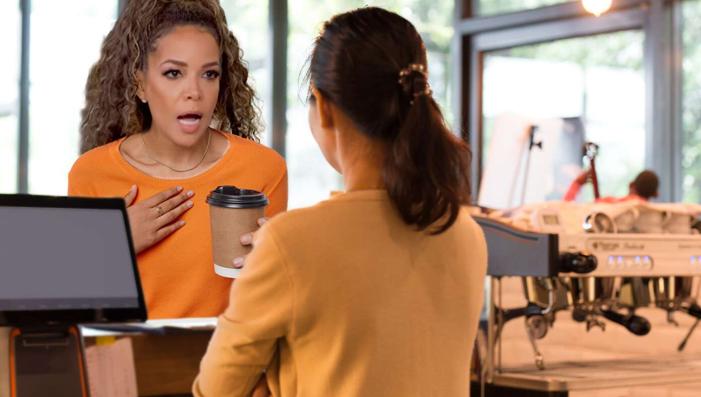 'This Is Worse Than The Holocaust!' Shouts Sunny Hostin After Barista Forgets To Put Cream In Her Coffee