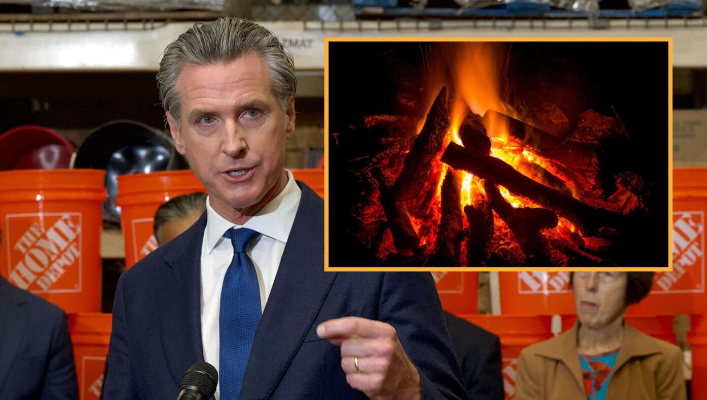 Problem Solved: Newsom Announces Plan To Make Fire Illegal