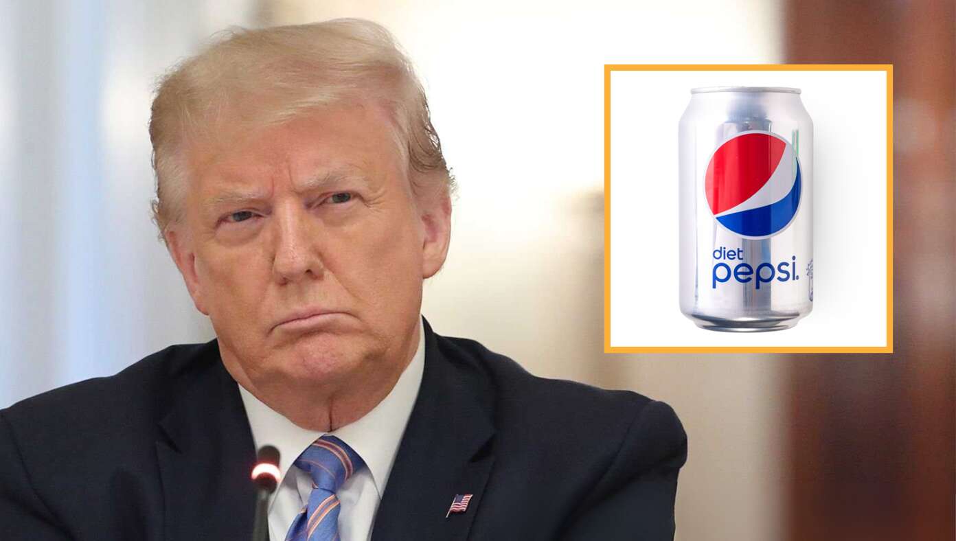 Cruel: Trump Sentenced To Drink Only Diet Pepsi