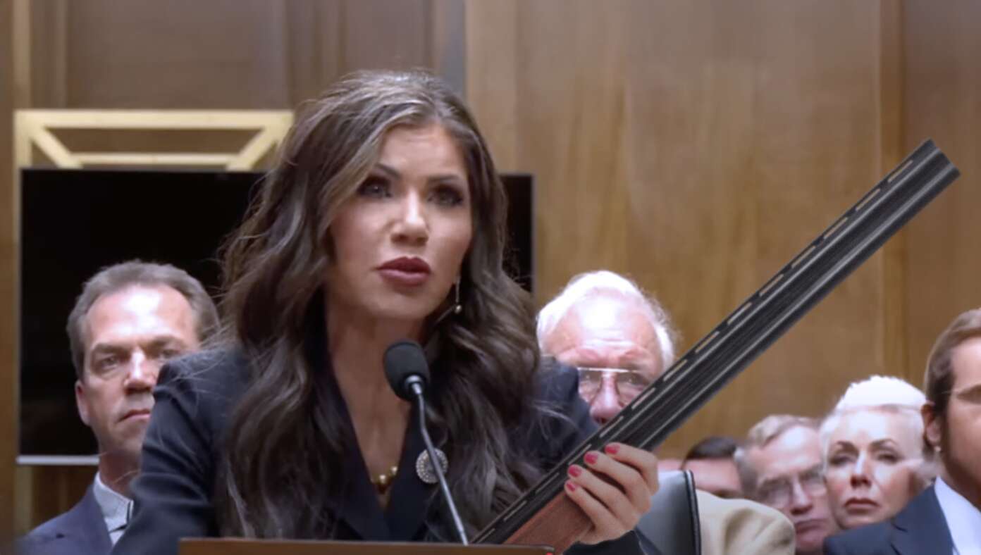 Senate Committee Sticks To Softball Questions For Shotgun-Toting Kristi Noem