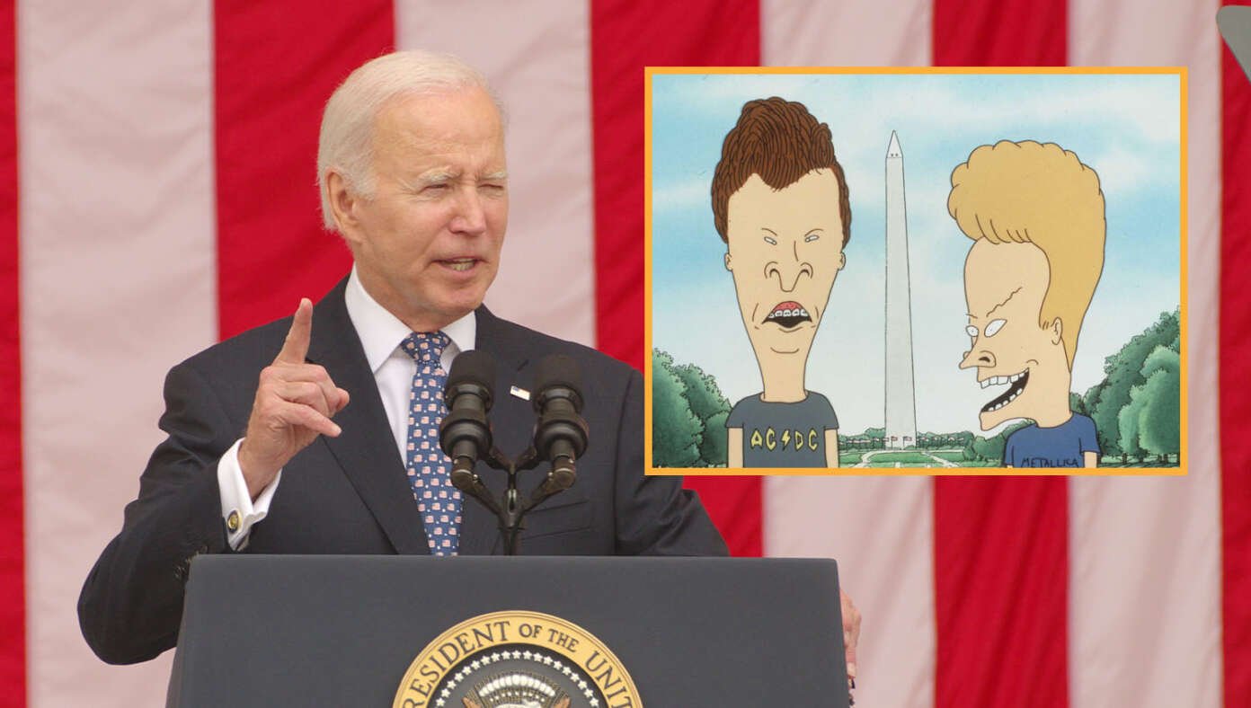 Biden Confirms That Before Declaring New Amendment, He Talked To Respected Constitutional Scholars Beavis And Butt-Head