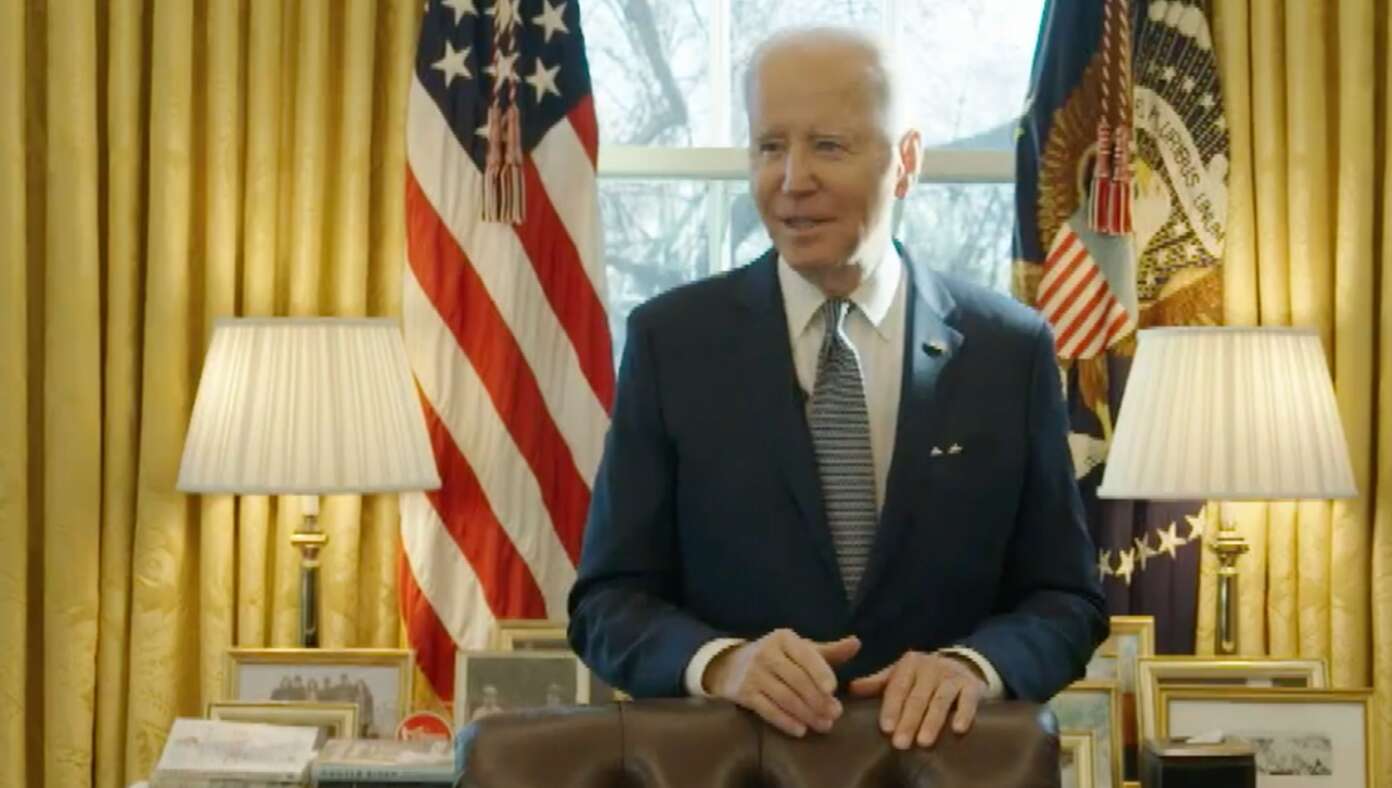 Aides Gently Guide Biden To Retirement Home Room Disguised As Oval Office