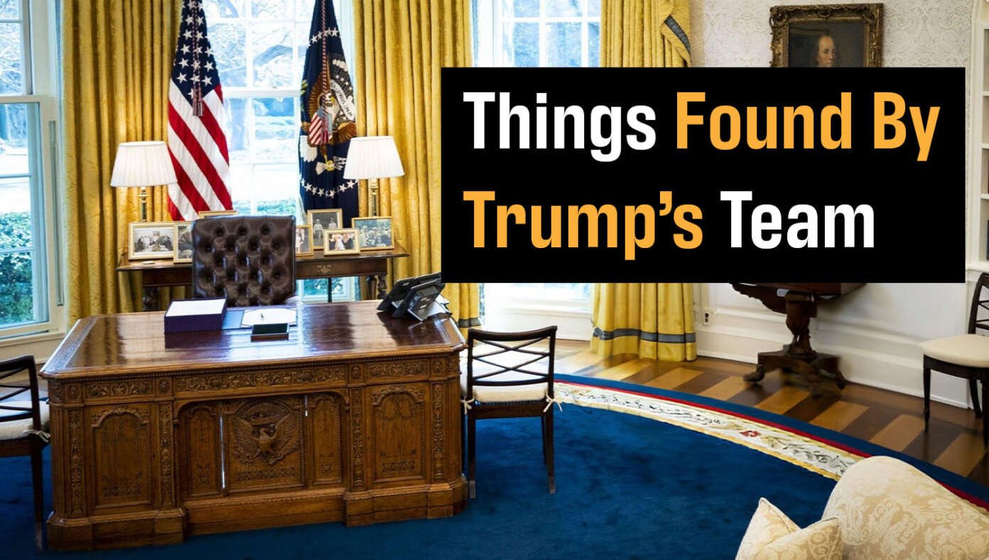 10 Things Found By Trump's Team When Cleaning Out The White House