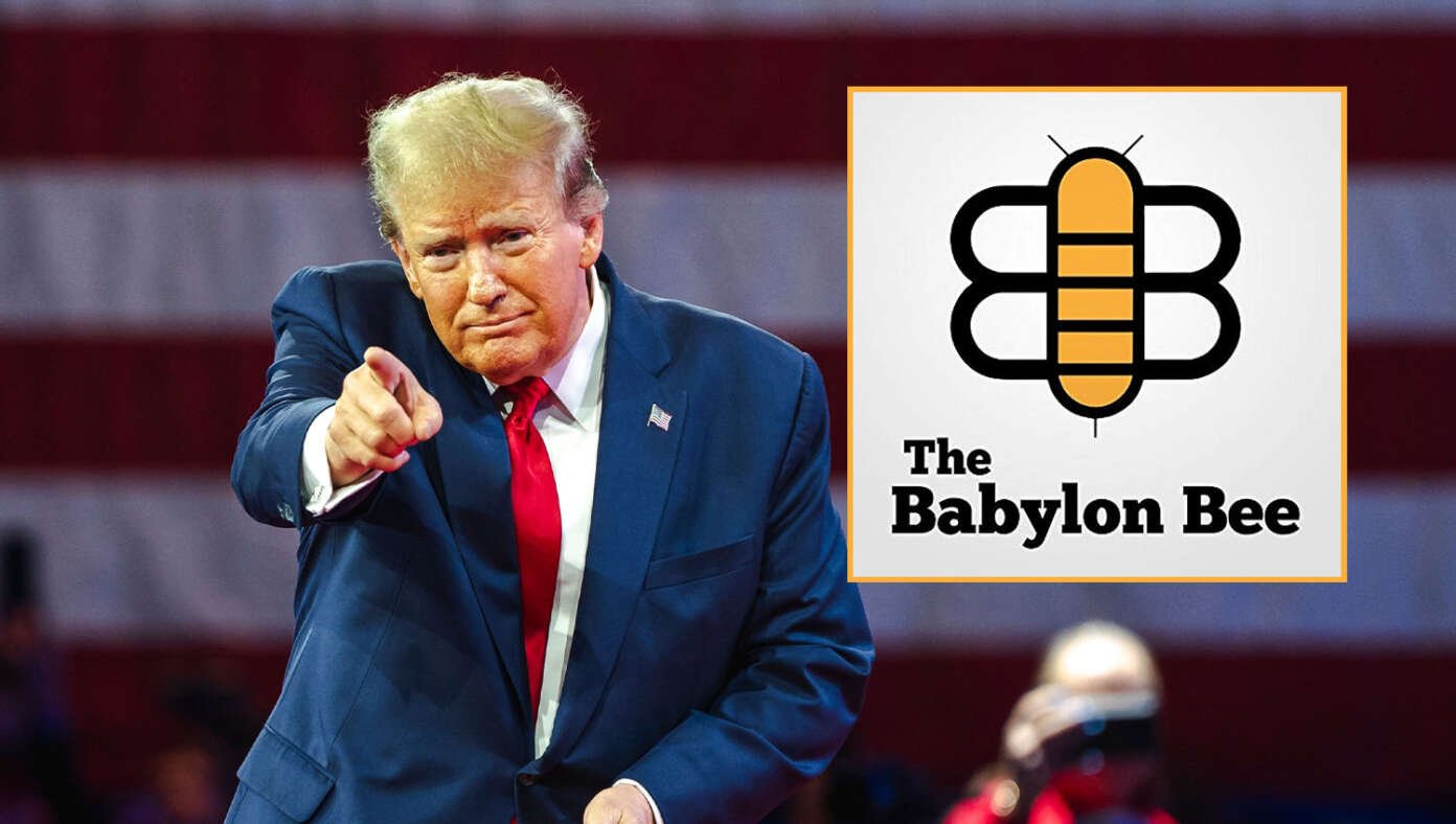 President Trump Pledges $100 Billion In Aid For Babylon Bee To Develop A Third Joke