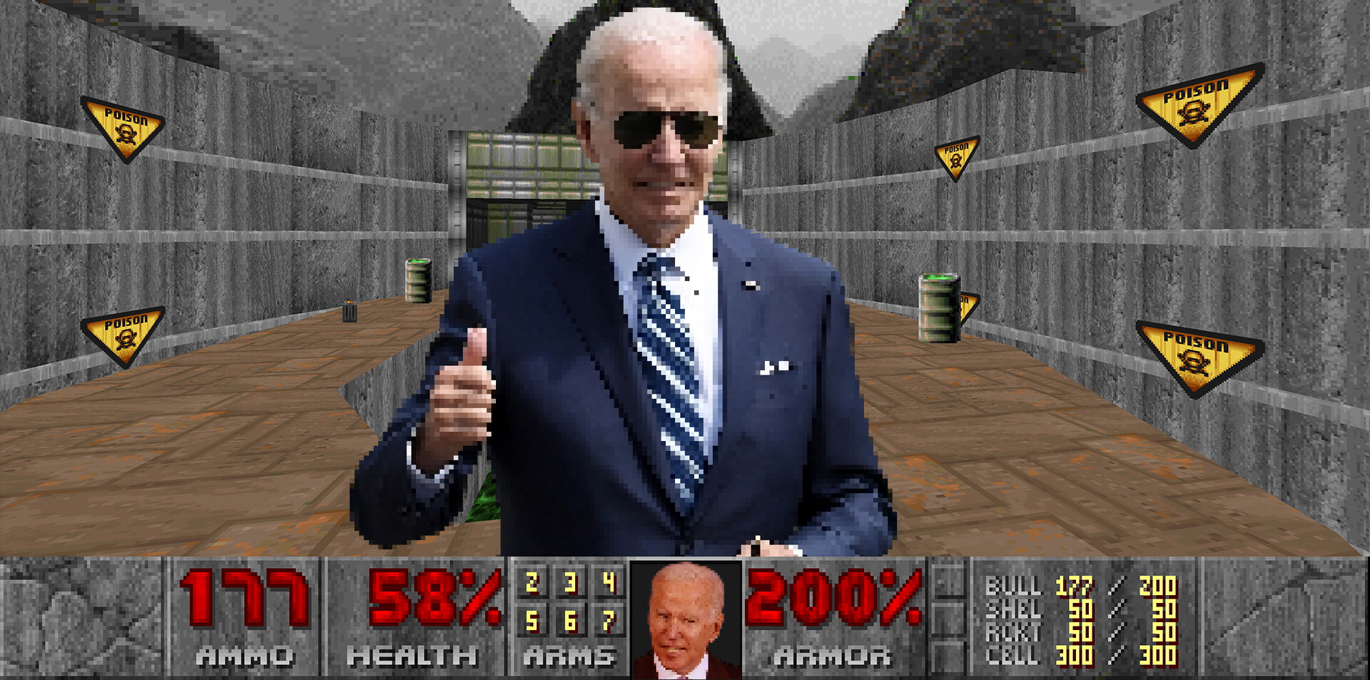 Doom Launched on Joe Biden’s Brain! 🎮🧠 A Presidential Port Like No Other!