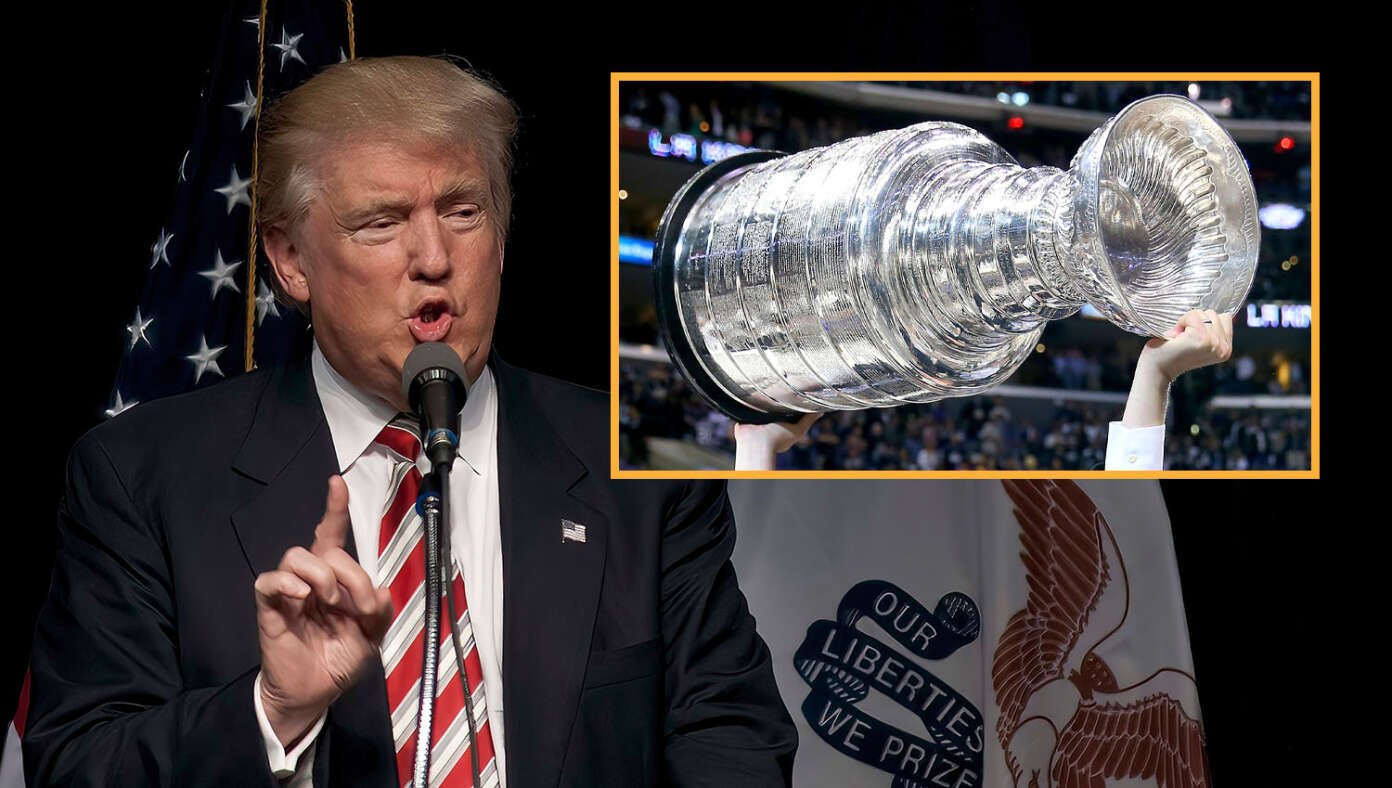 Trump Announces He Will Lift Tariffs On Canada Just As Soon As They Win A Stanley Cup