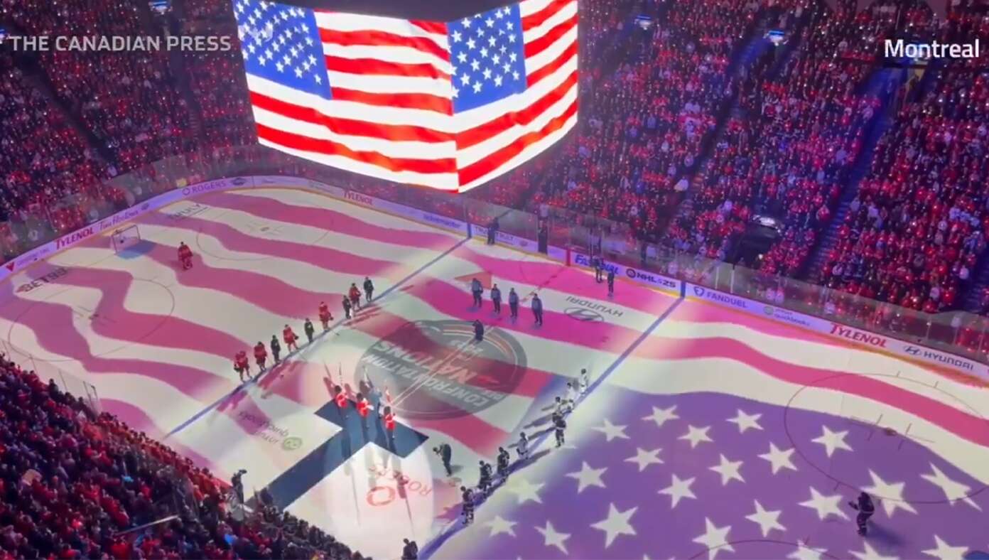 Canadian Hockey Fans Boo Their Future National Anthem