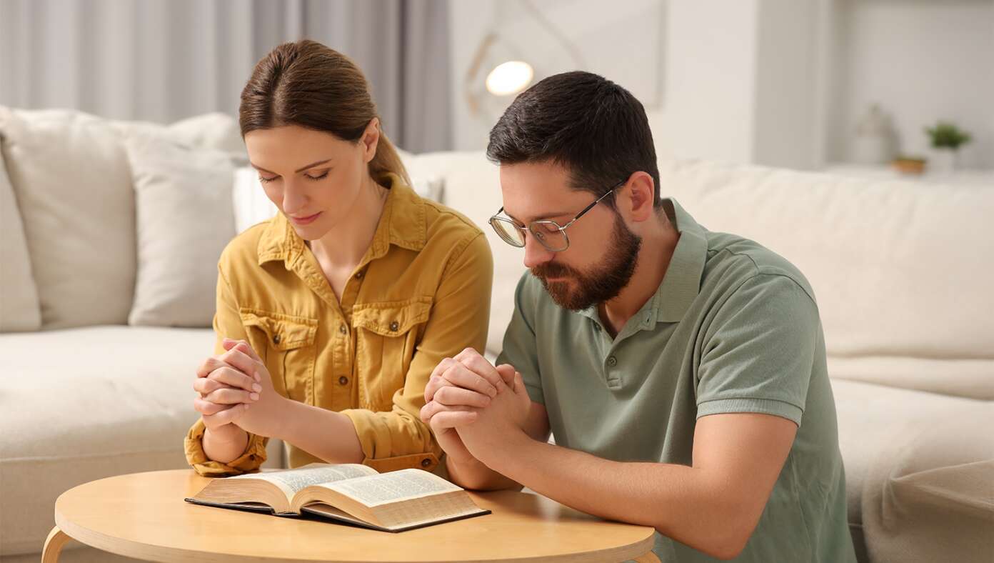 Christian Couple Praying Their Kid Throws Up So They Can Avoid Hosting Small Group Tonight