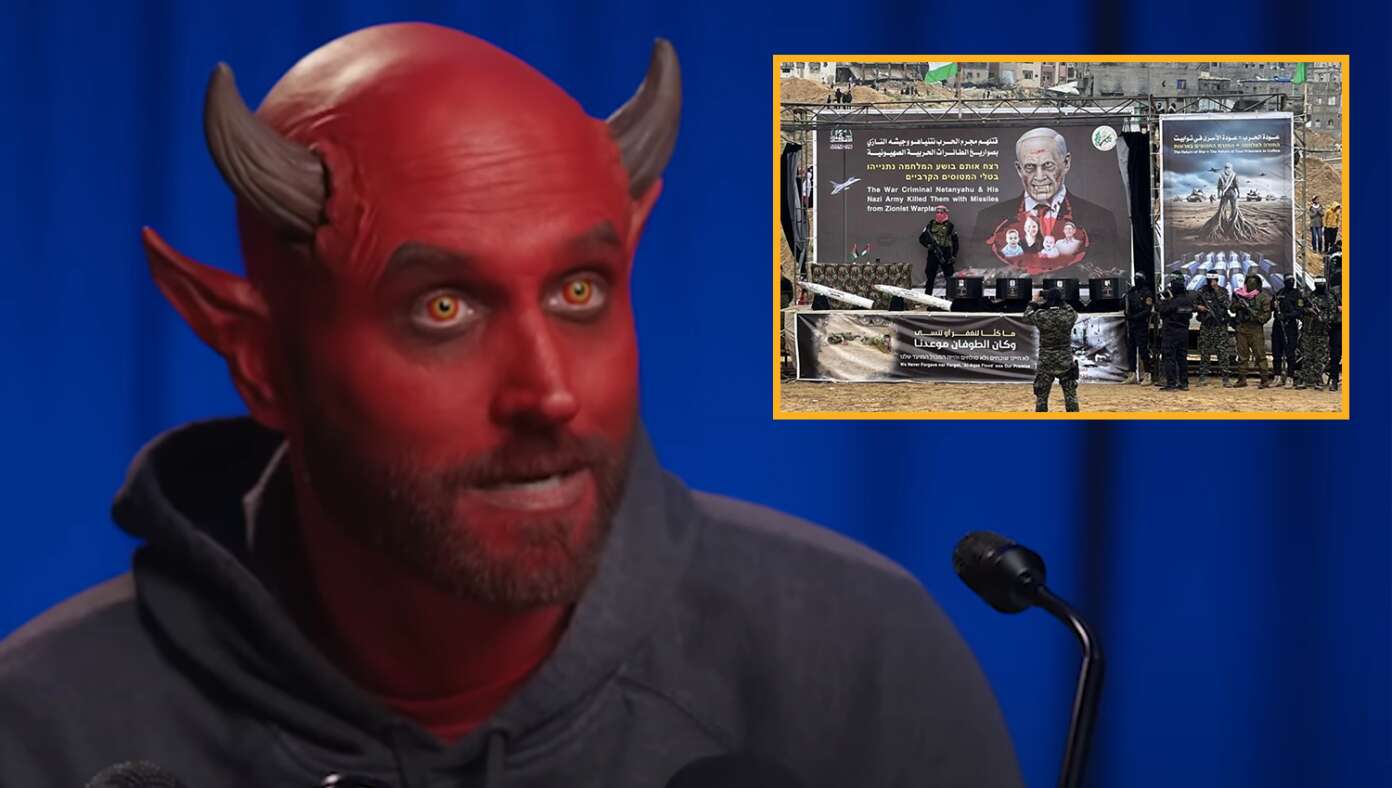 'Wow, That's Super Disturbing,' Says Satan Watching Hamas Parade