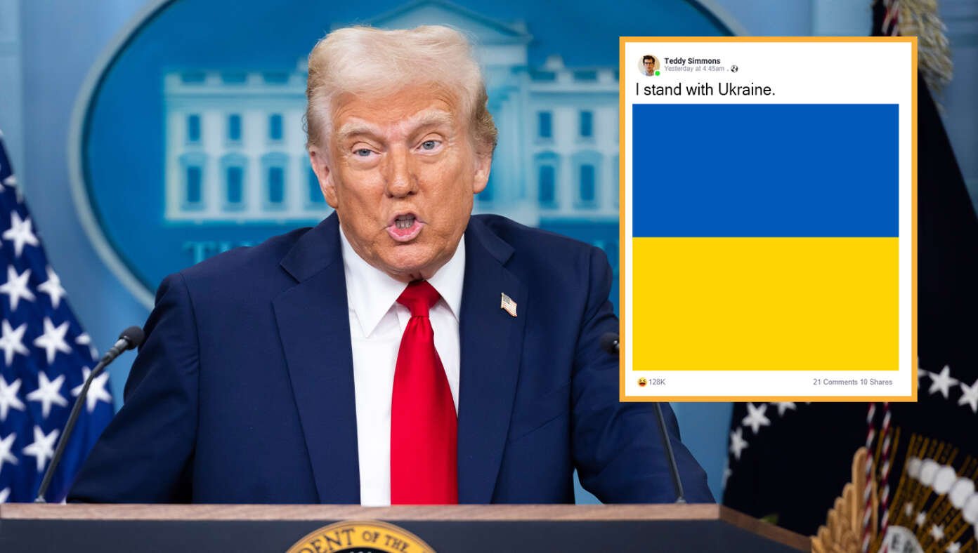 Trump Institutes Military Draft For Everyone With Ukraine Flag In Their Facebook Profile