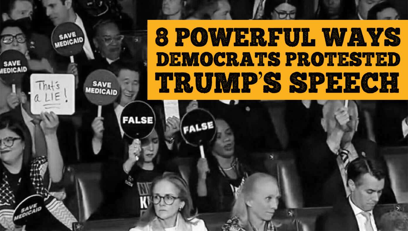 8 Powerful Ways Democrats Protested Trump’s Speech