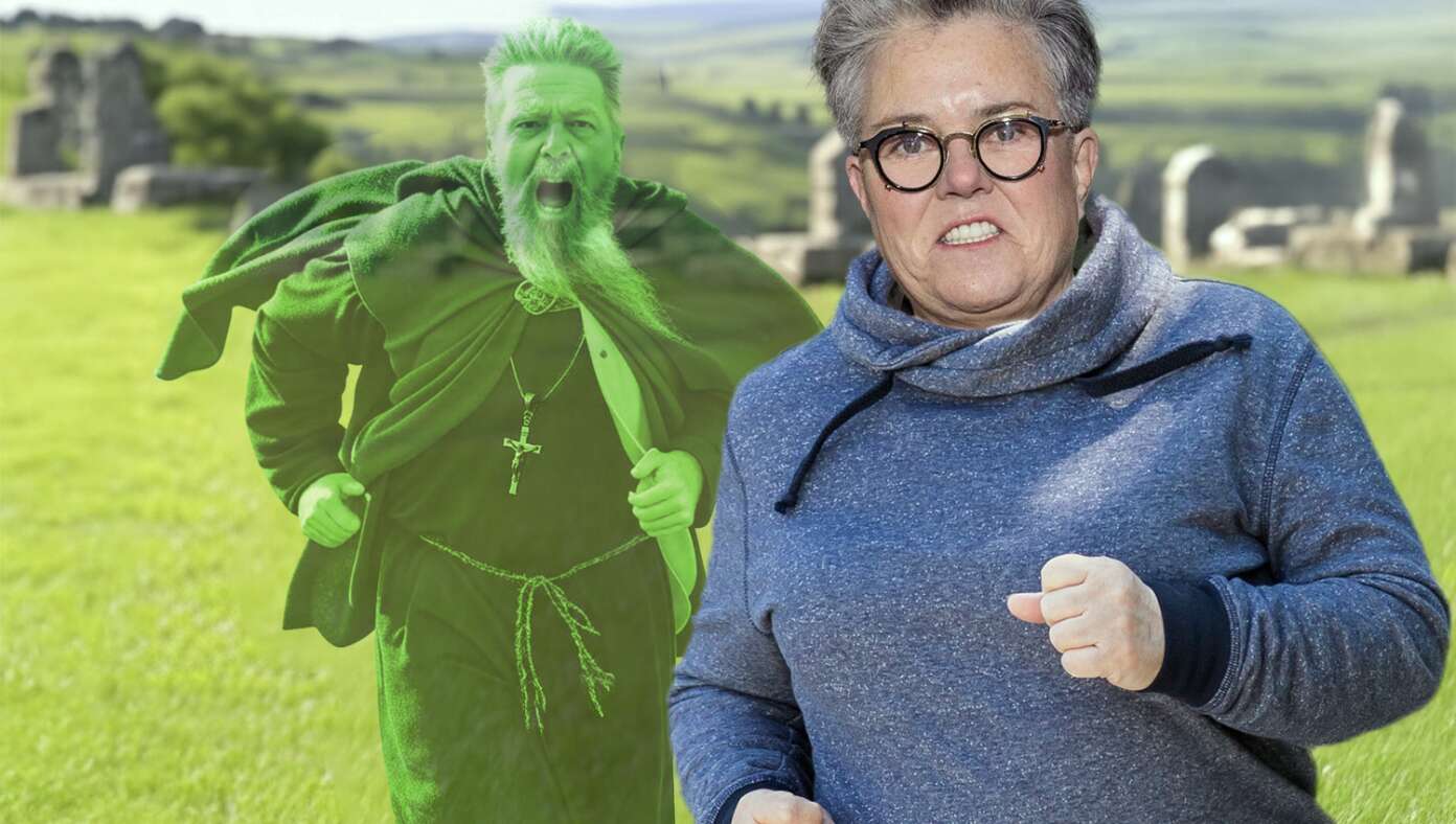 Ghost Of Saint Patrick Returns To Drive Rosie O’Donnell Out Of Ireland