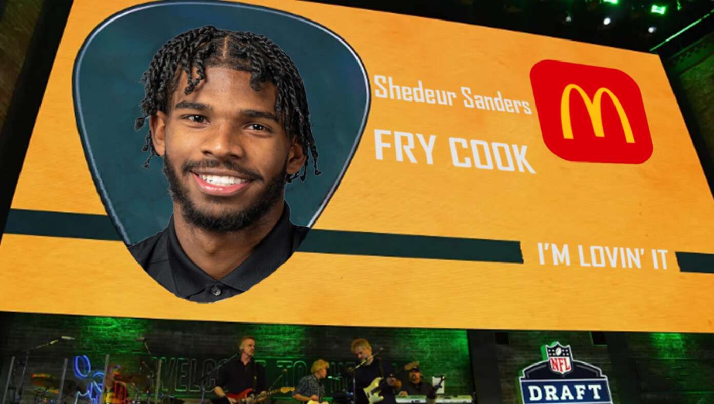 Shedeur Sanders Drafted By McDonald's In 3rd Round