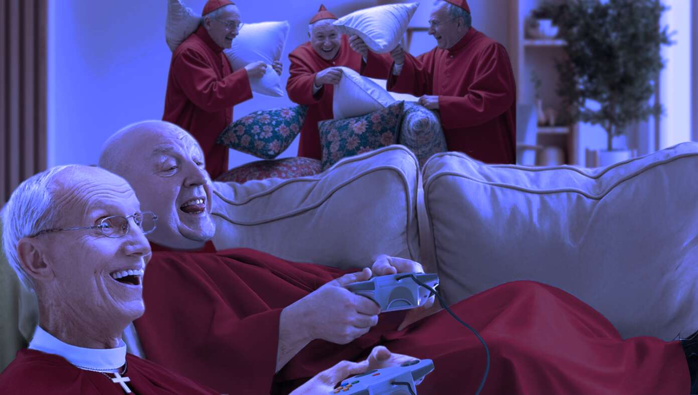 With No Pope to Oversee Them, Cardinals Stay Up All Night Playing Goldeneye And Building Pillow Forts