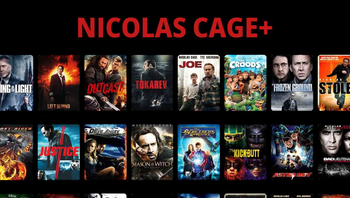 Nicolas Cage Launches New Streaming Service Nicolas Cage+ That Has Nothing But Nicolas Cage Movies