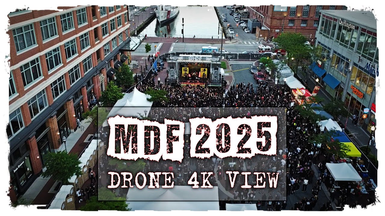 🎸🔥 Drone 4K View of Maryland Deathfest 2025 — Metal Mayhem from Above! 🤘🦅