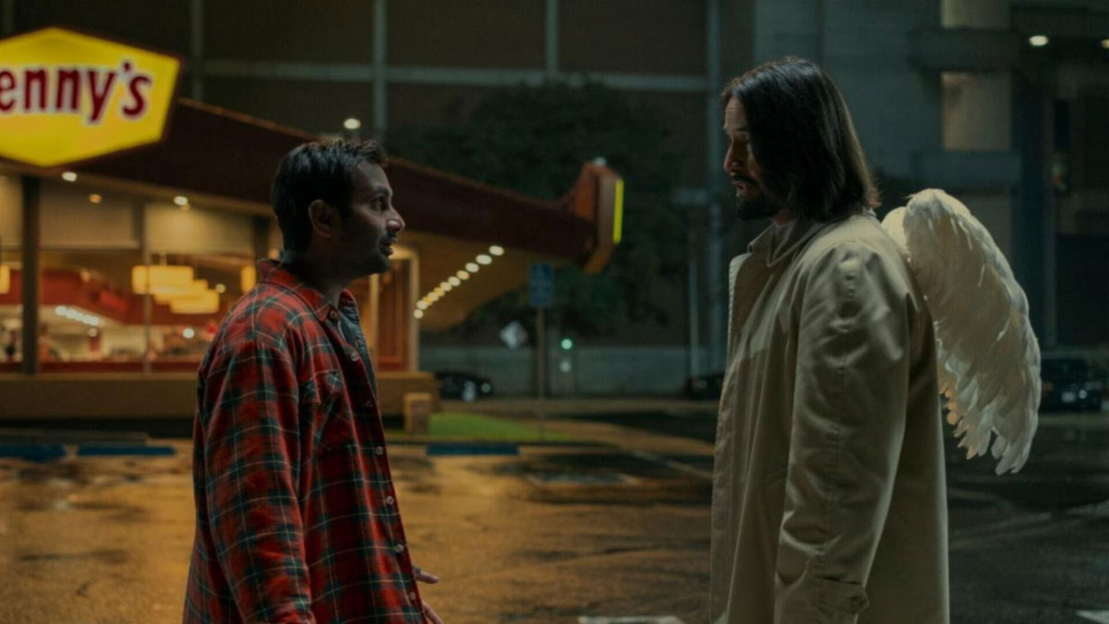Keanu's a Clumsy Angel? Good Fortune Looks Like a Heavenly Mess
