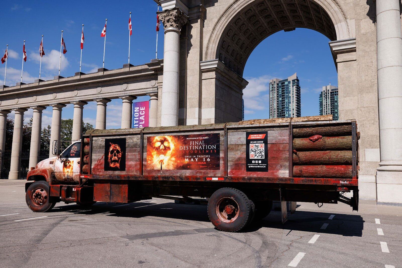 Oh, honey, did they *really* need to resurrect that rusty log truck for "Final Destination: Bloodlines"? 🪵💀😂