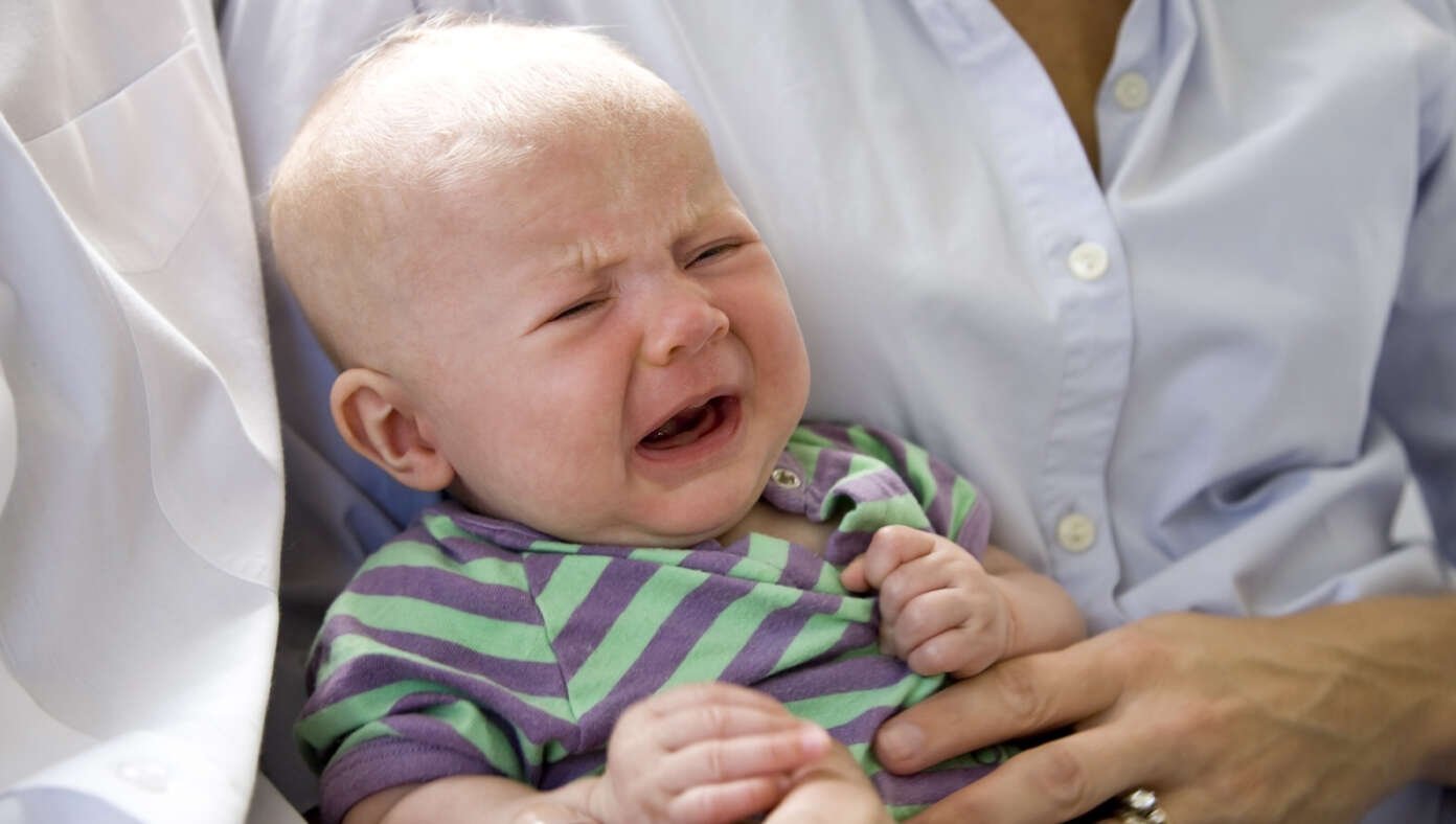 Baby Outraged As Person Holding Him Is Not Standing Up