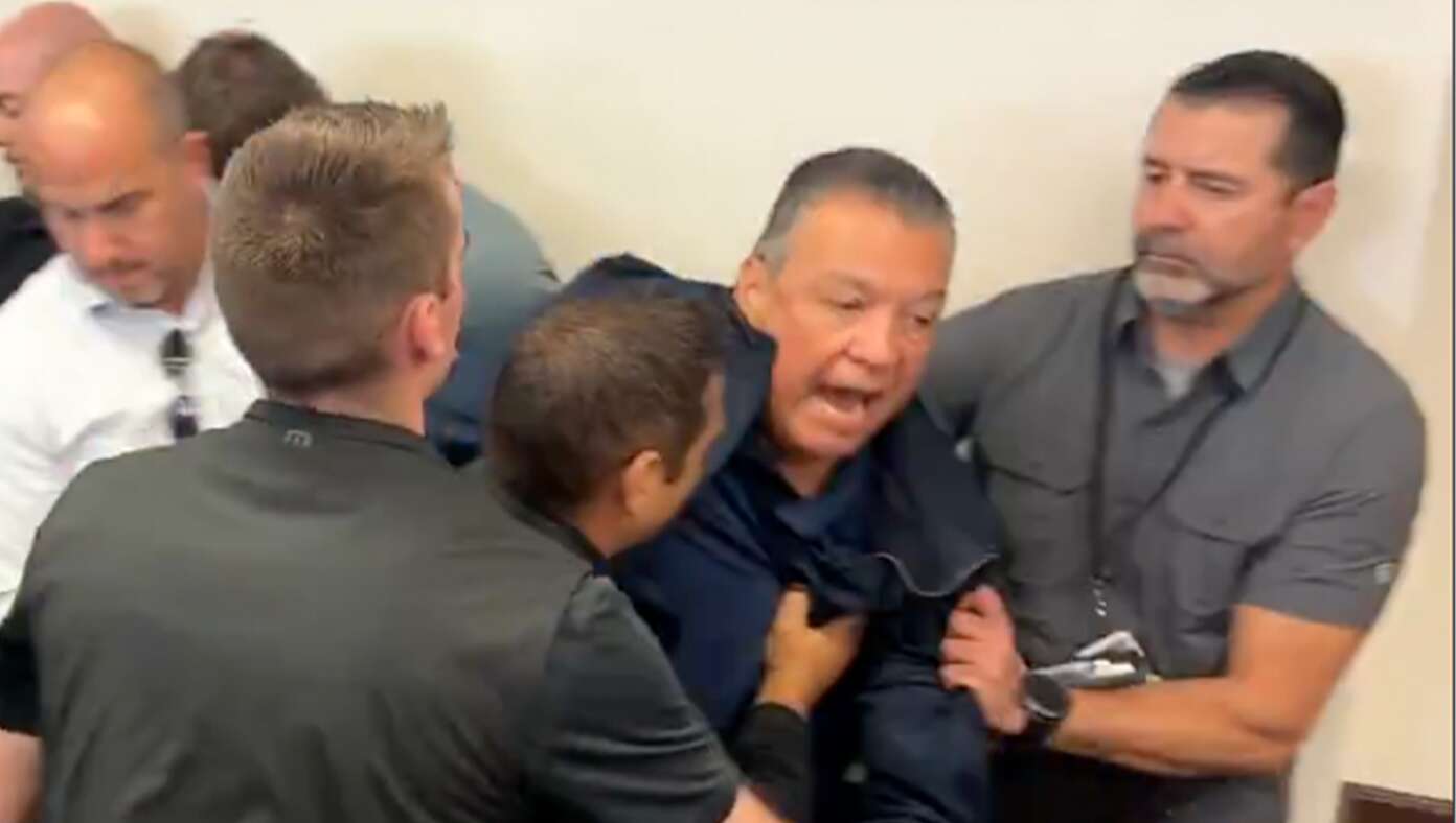 Democrat Senator Assaults Officers In Violent Insurrection