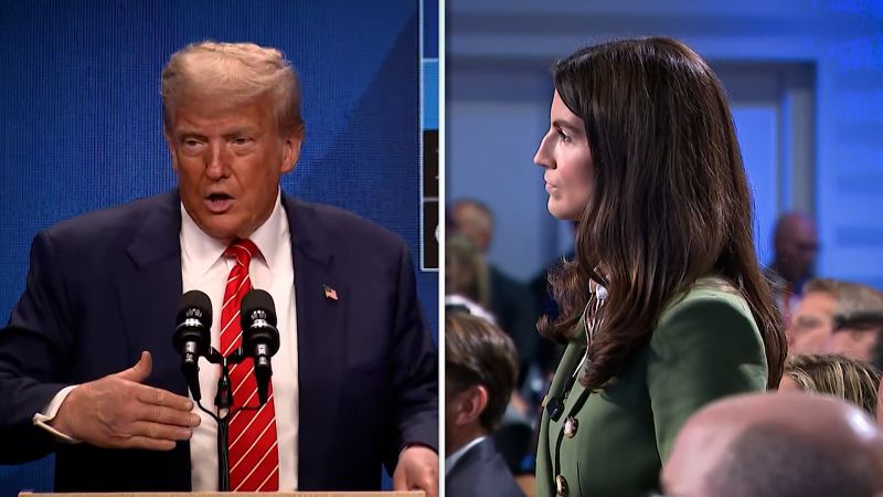 Kaitlan Collins bravely navigates the Iran-US clown show while Trump attempts NATO summitry, bless his heart