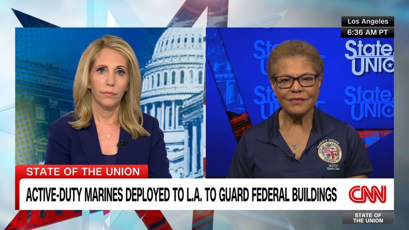 Mayor Karen Bass blames Trump for her city’s problems, cries about ‘devastating effect’ of immigration raids