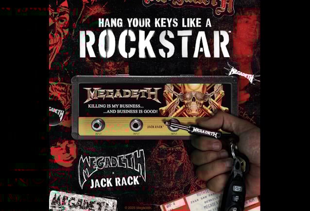 MEGADETH Celebrates 40 Years of Murdery Business with a Jack Rack Collab That'll Make You Say "Peace Sells... But Who's Buying This?"