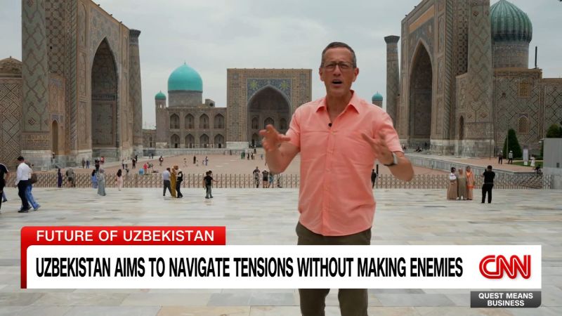 Richard Quest's Hot Take: Uzbekistan's Economy Might Slightly Frown Because of, You Know, Stuff