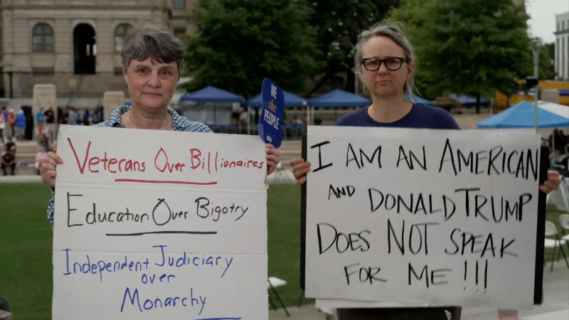 'We're All Kings, Not Him': Crybabies Throw Tantrums at 'No Kings' Rallies Across the Nation | CNN