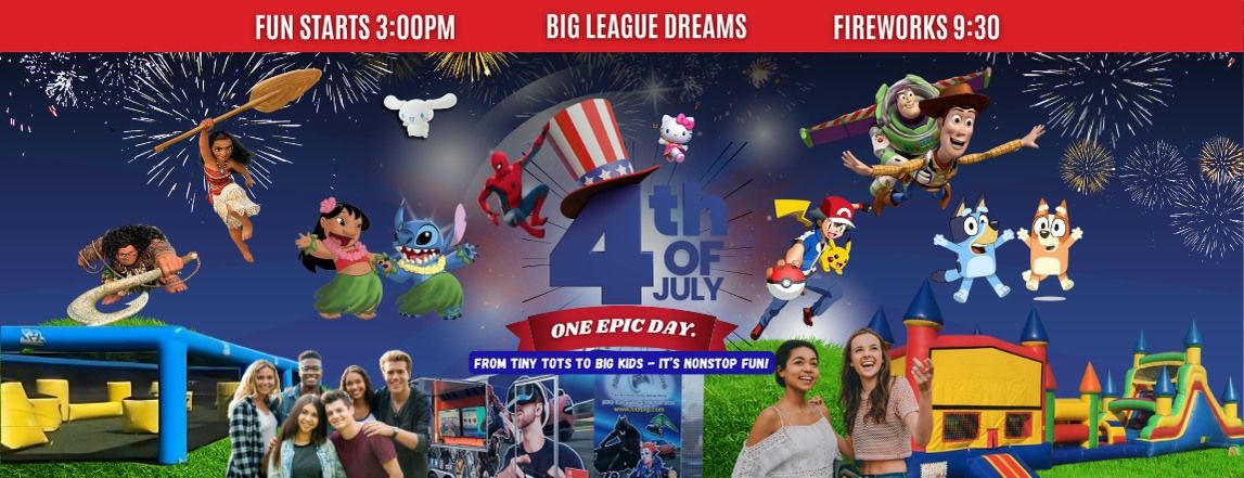 YupUp's Spectacularly Average 4th of July Kids Fest at Big League Dreams