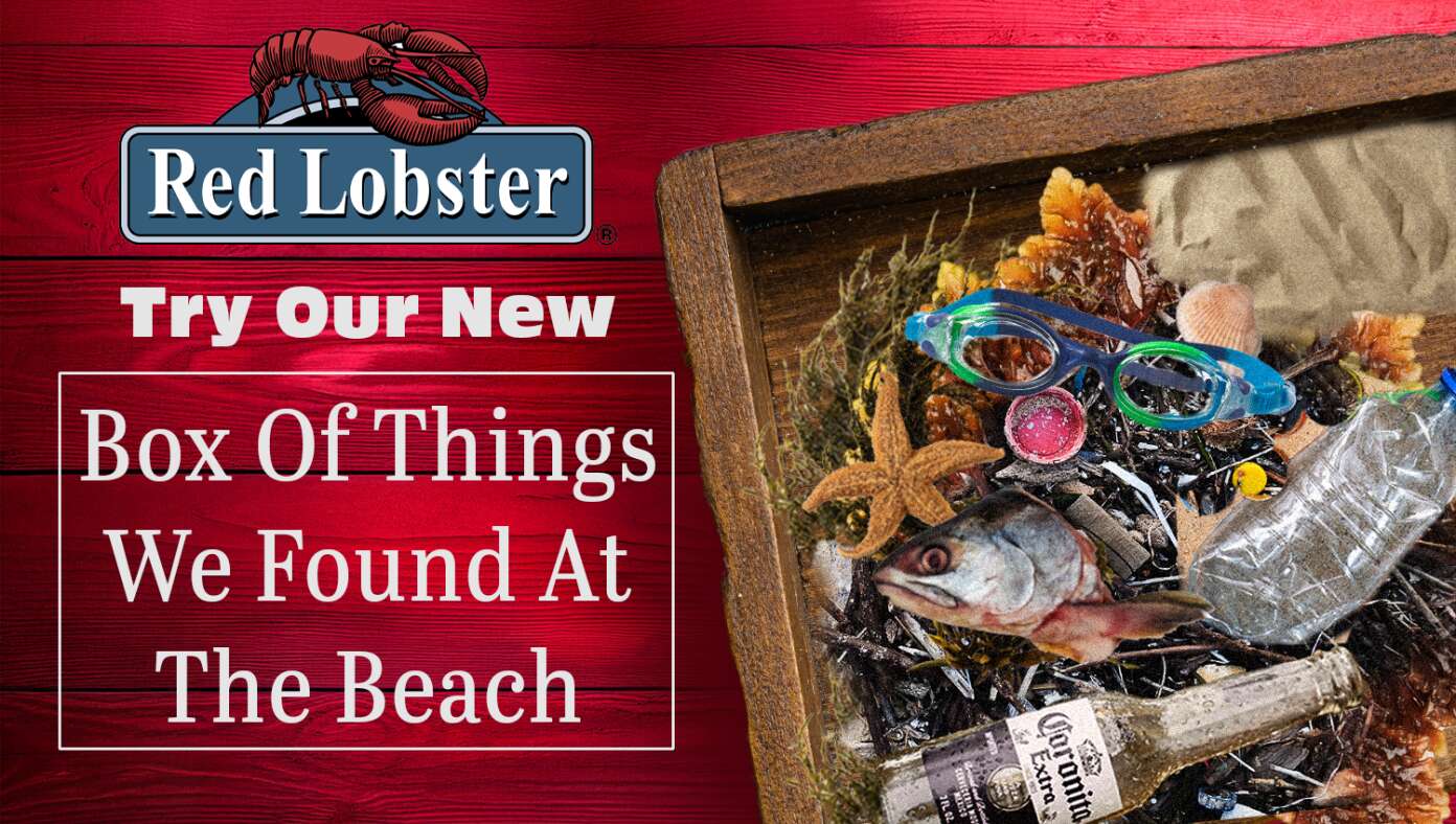 Red Lobster Introduces Exciting New Menu Item ‘Box Of Things We Found At The Beach’