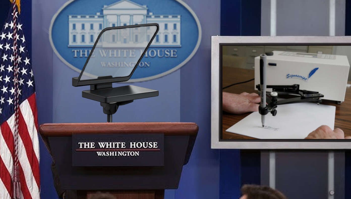 Biden’s Teleprompter Assures Nation It Approved All Autopen Decisions
