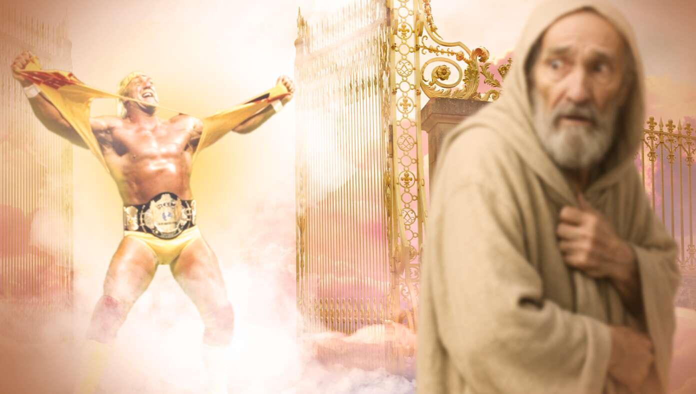 Hulk Hogan Makes Surprise Entrance To Challenge Jacob To Wrestling Match