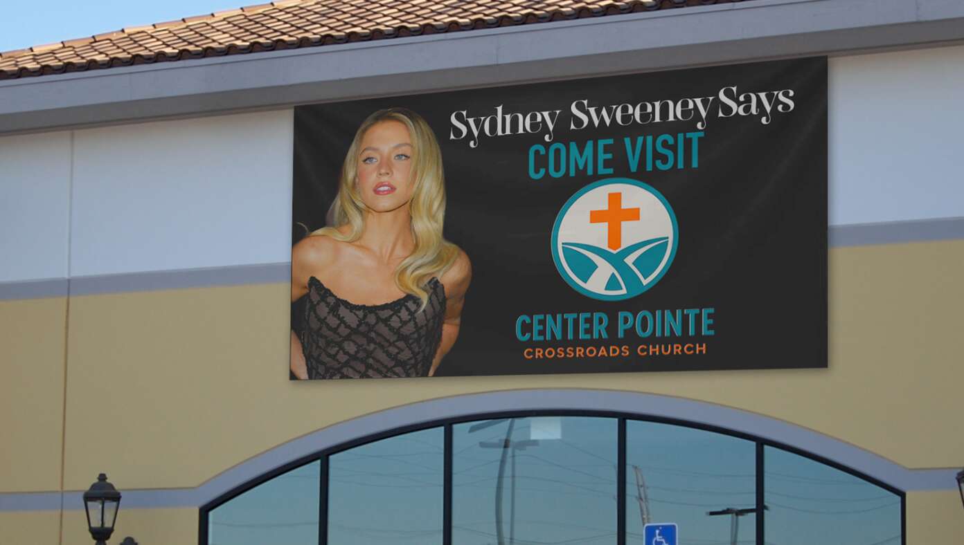 Seeker-Sensitive Church Hires Sydney Sweeney For New Ad Campaign