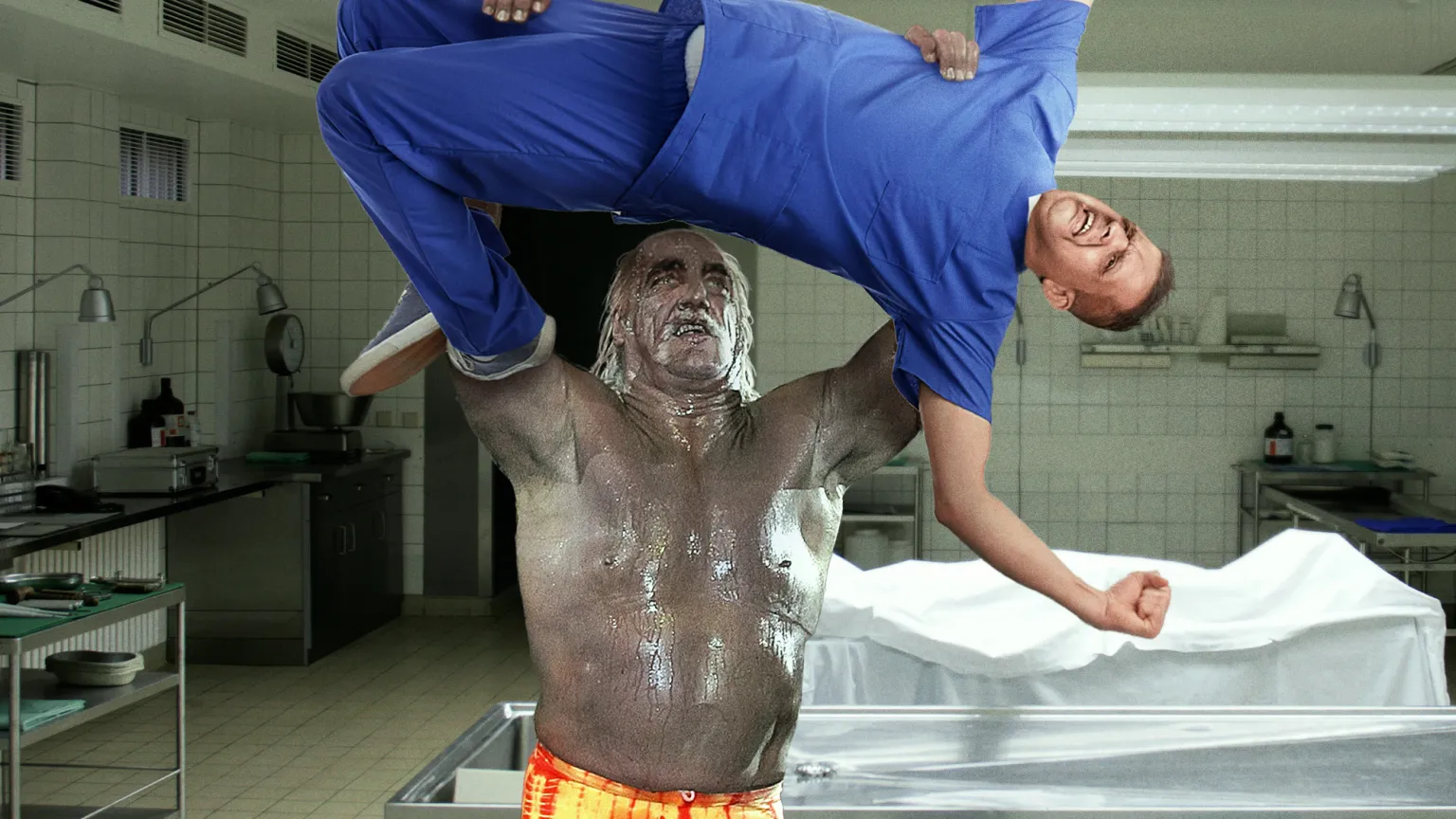 Hulk Hogan’s Spasming Cadaver Body Slams Mortician