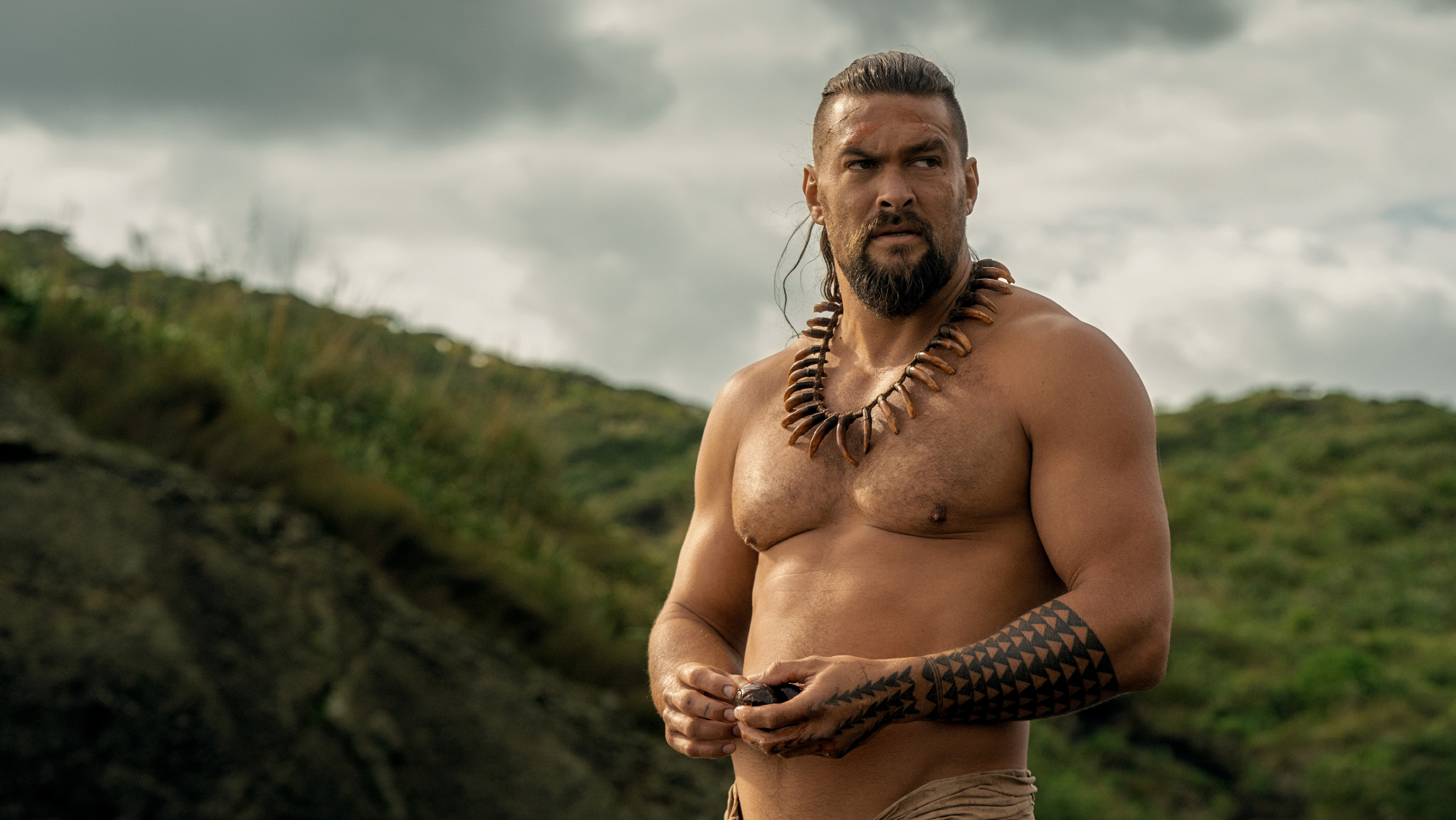 Jason Momoa, the Hawaiian Shirt Enthusiast, Becomes a Tribal Overlord in Apple TV’s Latest Bamboozle Reel