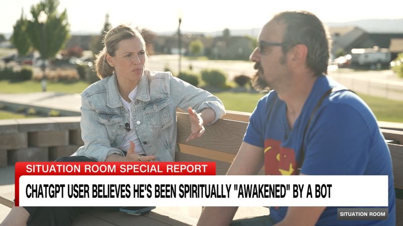 Dude Claims ChatGPT Made Him Woke, Wife Thinks It's Dumber Than Their Divorce Lawyer | CNN