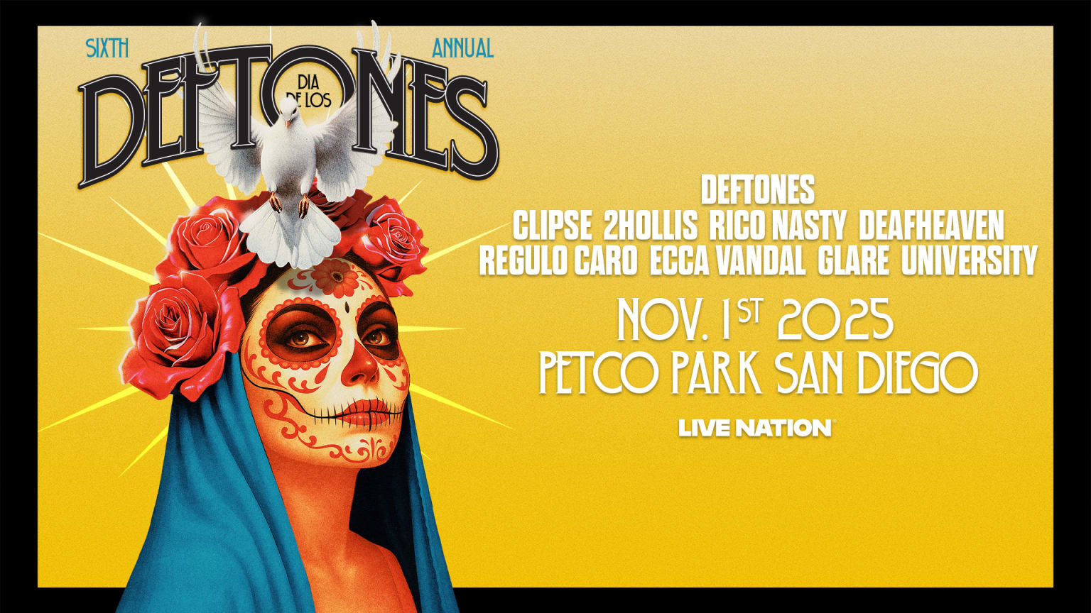 Deftones Announce 2025 Edition Of ‘Dia De Los Deftones’ Festival (aka the only day Deftones fans get sunlight)