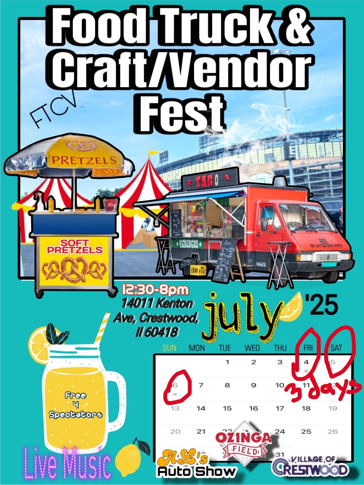 Overpriced Food on Wheels and Questionable Crafts Festival