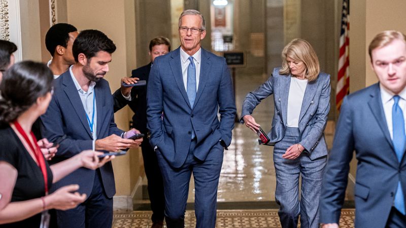 Senate GOP Hurries to Rubber-Stamp Trump’s “Totally Awesome” Agenda After Thune Bribes Holdouts with Free Hats to End Their Historic Temper Tantrum