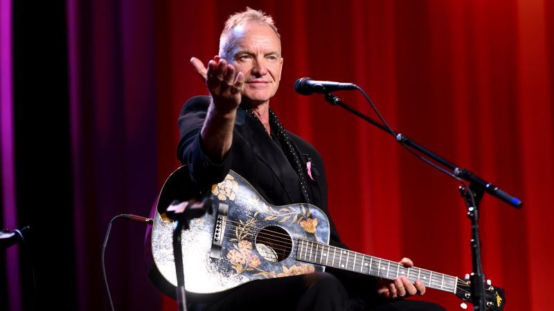Sting Sings "Every Breath You Take" (Yeah, We Get It)