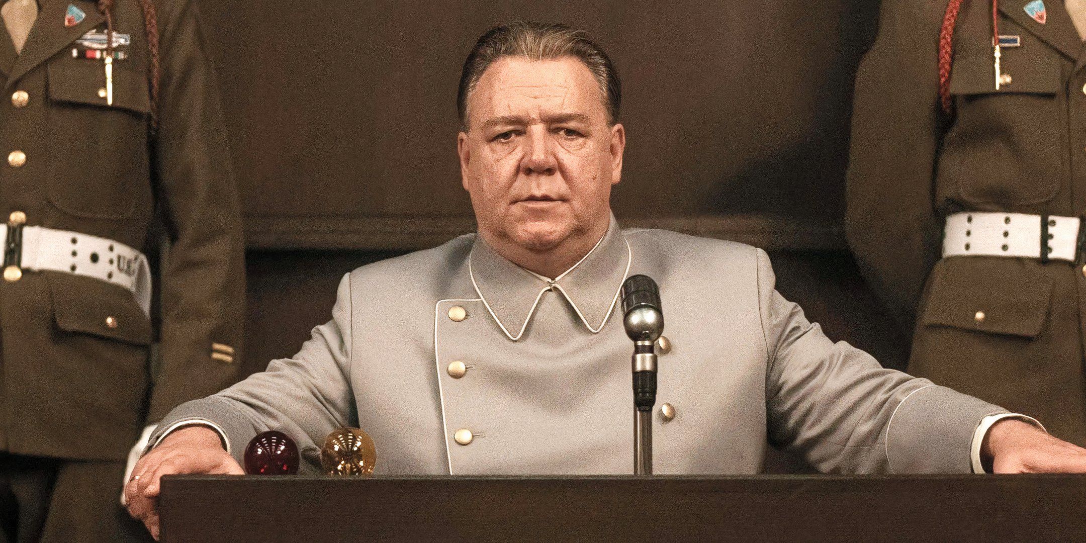 Nuremberg: Witness Rusty Crowe, Random Malek, and Mike Shannon in a Sneak Peek of the Nuremberg LOLs