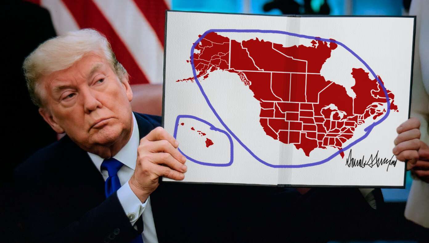 Trump Gerrymanders U.S. To Include Canada